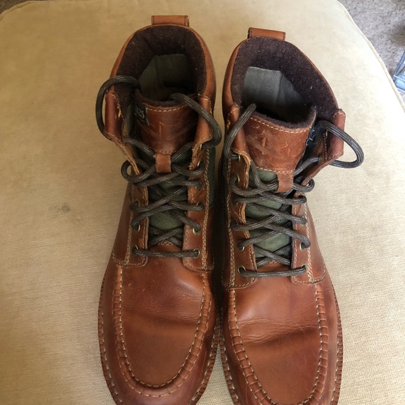 Clarks brown leather boot - Picture 2 of 5